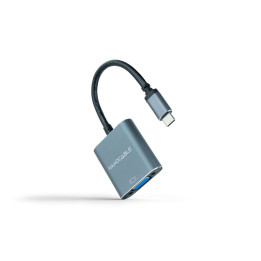 Nanocable 10.16.4101-G adaptador gráfico USB 1920 x 1200 pixels Cinzento