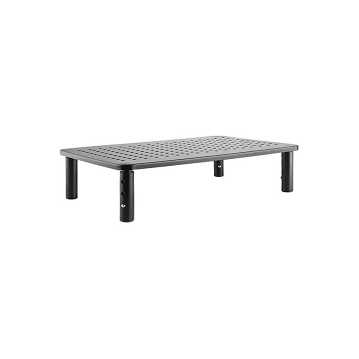 Gembird MS-TABLE-01 montagem e suporte para monitores Preto Secretária