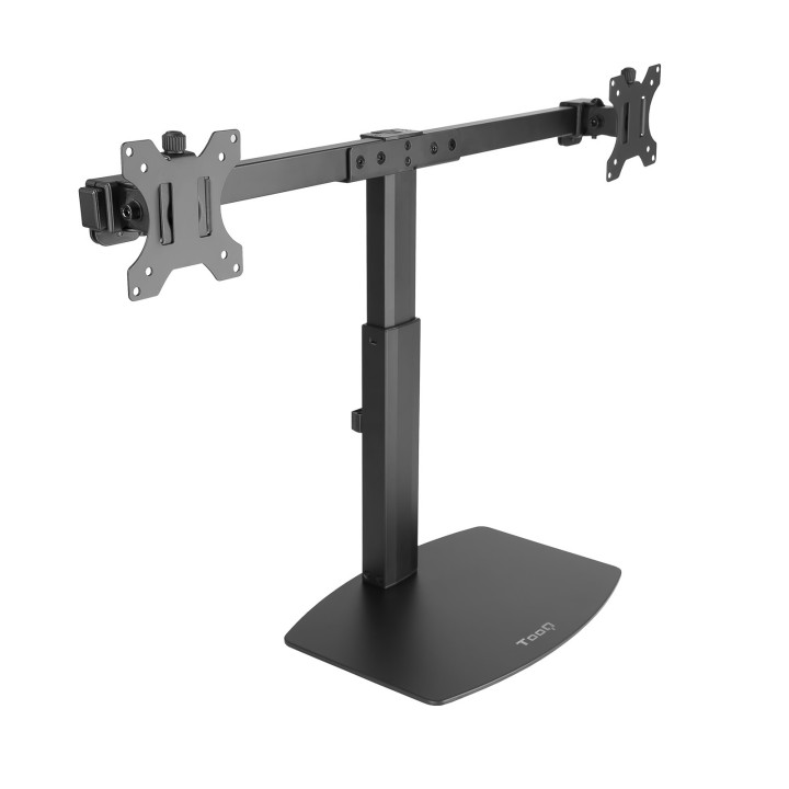 TooQ DB1727TN-B montagem e suporte para monitores 68,6 cm (27") Preto Secretária
