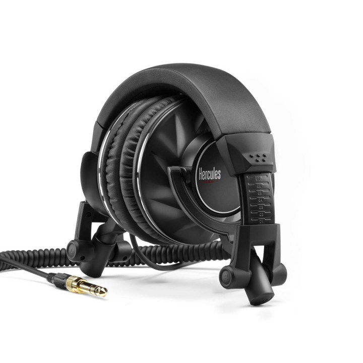 Hercules HDP DJ60 Auscultadores Com fios Fita de cabeça Música Preto