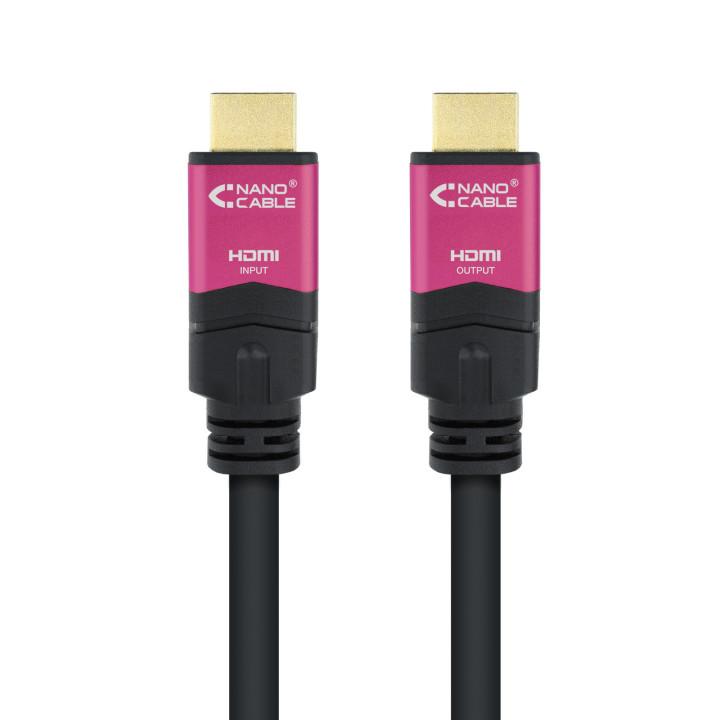 Nanocable 10.15.3730 cabo HDMI 30 m HDMI Type A (Standard) Preto, Rosa