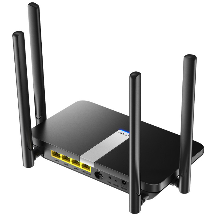 Cudy LT500 router sem fios Fast Ethernet Dual-band (2,4 GHz   5 GHz) 4G Preto