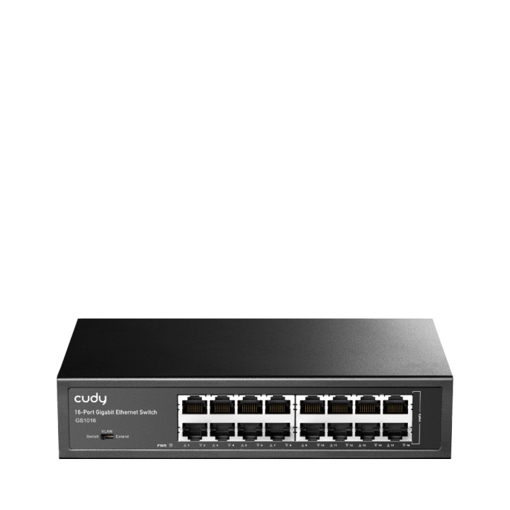Cudy GS1016 switch de rede Gigabit Ethernet (10 100 1000) Preto