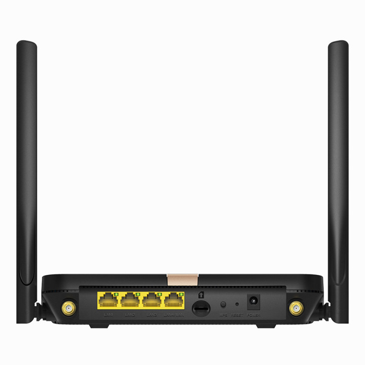 Cudy LT500D router sem fios Fast Ethernet Dual-band (2,4 GHz   5 GHz) 4G Preto