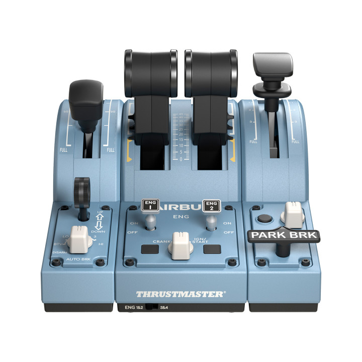 Thrustmaster TCA Quadrant Add-On Airbus Edition Preto, Azul Simulador de voo PC