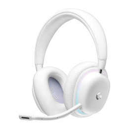 Logitech G G735 Auscultadores Com fios e sem fios Fita de cabeça Jogos Bluetooth Branco