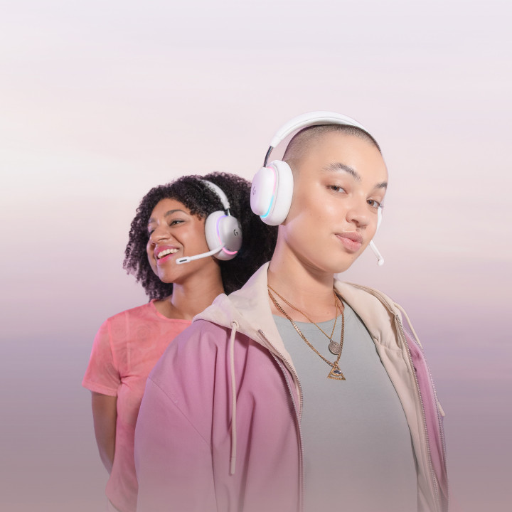Logitech G G735 Auscultadores Com fios e sem fios Fita de cabeça Jogos Bluetooth Branco
