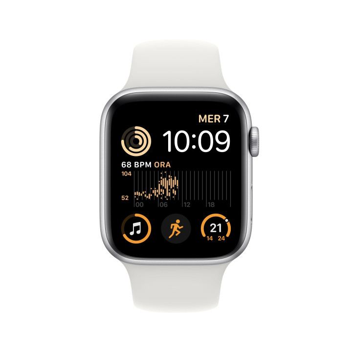 Apple Watch SE OLED 44 mm Prateado GPS