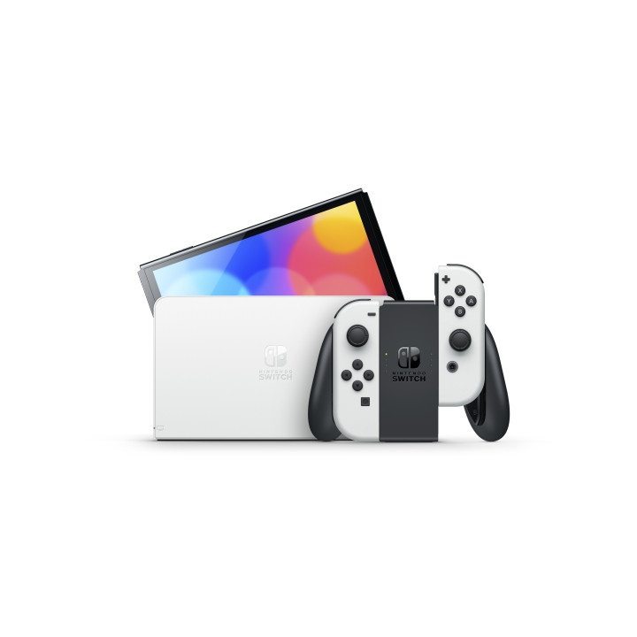 Nintendo Switch OLED consola de jogos portáteis 17,8 cm (7") 64 GB Ecrã táctil Wi-Fi Branco