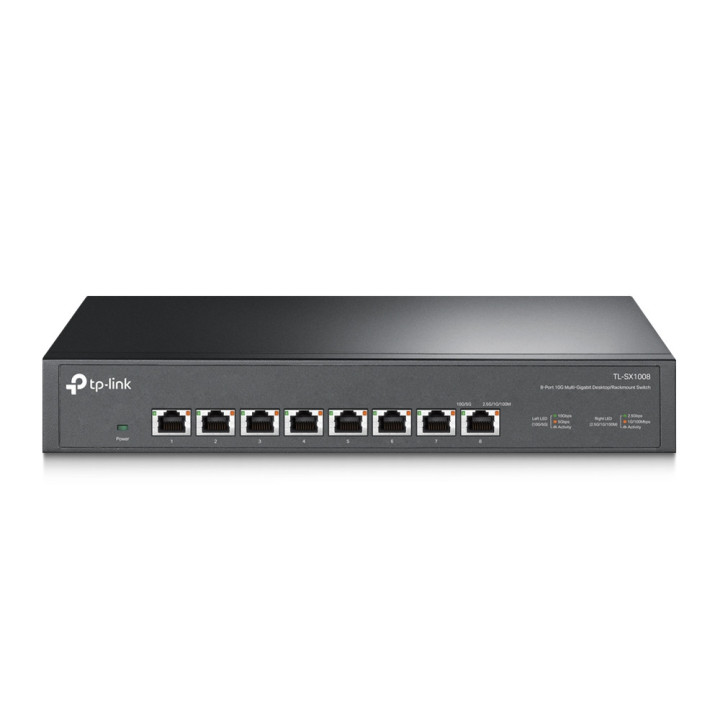 TP-Link TL-SX1008 switch de rede Não-gerido 10G Ethernet (100 1000 10000) 1U Preto