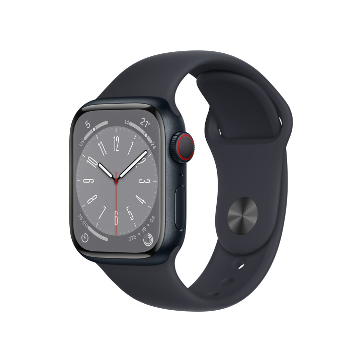 Apple Watch Series 8 OLED 41 mm 4G Preto GPS