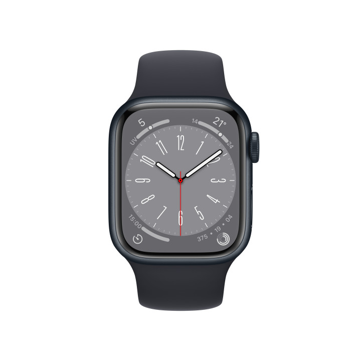 Apple Watch Series 8 OLED 41 mm 4G Preto GPS