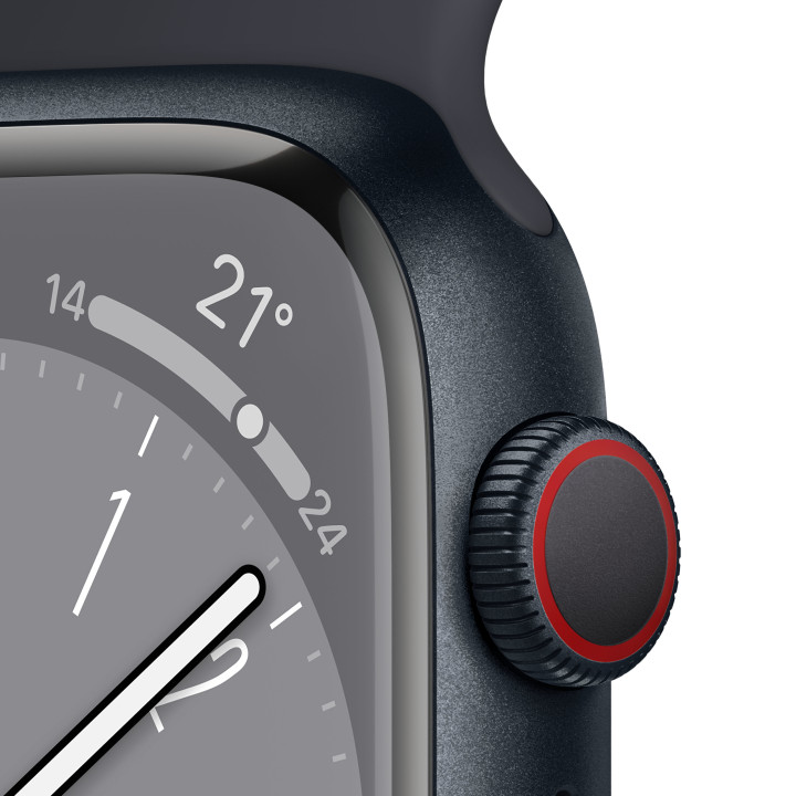 Apple Watch Series 8 OLED 41 mm 4G Preto GPS