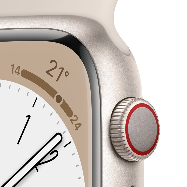 Apple Watch Series 8 OLED 45 mm 4G Bege GPS