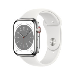 Apple Watch Series 8 OLED 45 mm 4G Prateado GPS