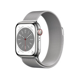 Apple Watch Series 8 OLED 41 mm 4G Prateado GPS