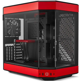 Caixa ATX Hyte Y60 Vidro Temperado Vermelho