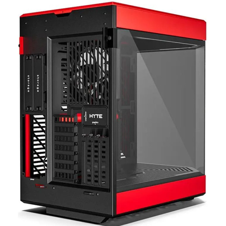 Caixa ATX Hyte Y60 Vidro Temperado Vermelho