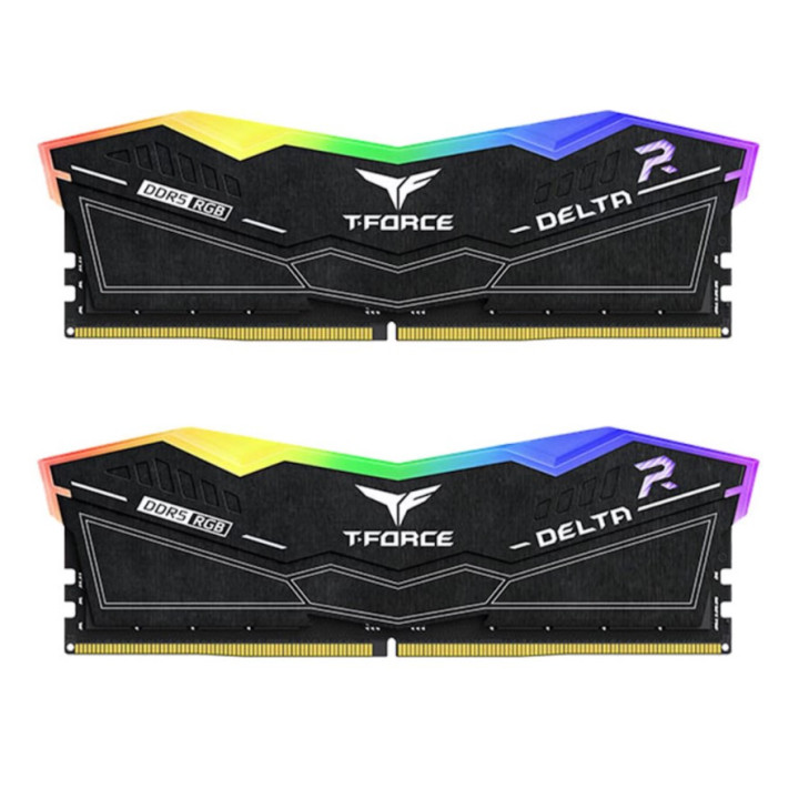 Team Group Kit 32GB (2 x 16GB) DDR5 5600MHz Delta RGB Preto CL32