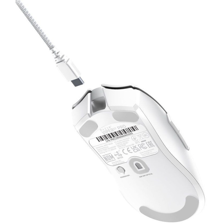 Rato Razer Viper V2 Pro Mercury Wired/Wireless 30000DPI