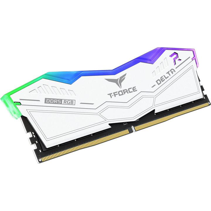 Team Group Kit 32GB (2 x 16GB) DDR5 5200MHz Delta RGB Branco CL40