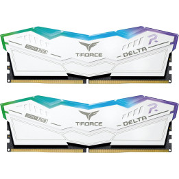 Team Group Kit 32GB (2 x 16GB) DDR5 5200MHz Delta RGB Branco CL40