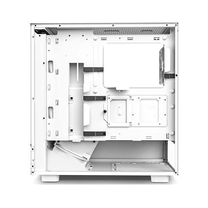 Caixa ATX NZXT H5 Flow Branca Vidro Temperado