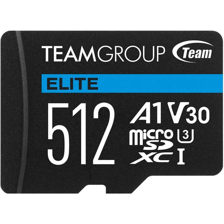 Cartão Team Group Elite MicroSDXC A1 UHS-I U3 V30 512GB