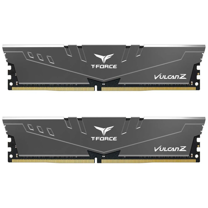Memória Team Group Kit 16GB (2 x 8GB) DDR4 3200MHz Vulcan Z Grey CL16