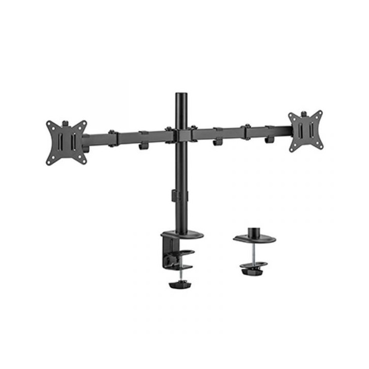 Suporte de Mesa 17" a 32" Gembird MA-D2-01 Duplo Articulado Preto