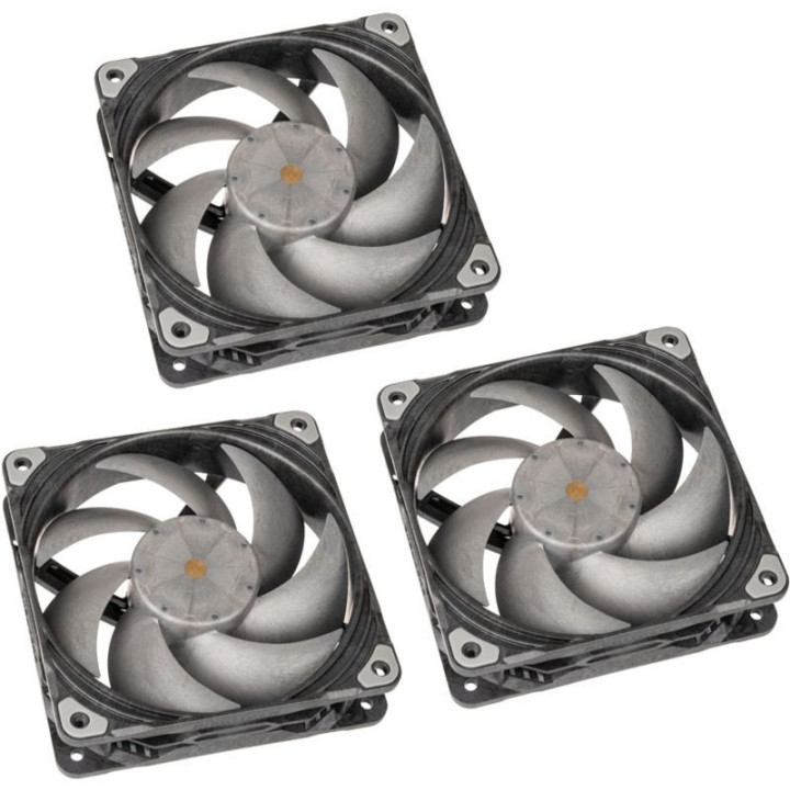 Ventoinha Phanteks T30 PWM Preto Pack 3 - 120mm