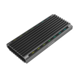 AISENS ASM2-RGB011GR Caixa para Discos Rígidos Compartimento SSD Cinzento M.2