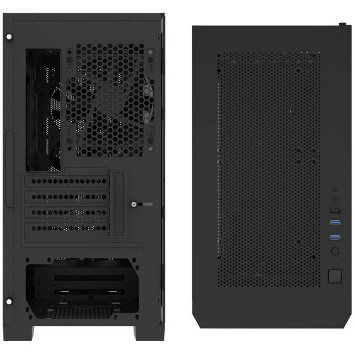Caixa Micro-ATX Montech AIR 100 ARGB Vidro Temperado Preto