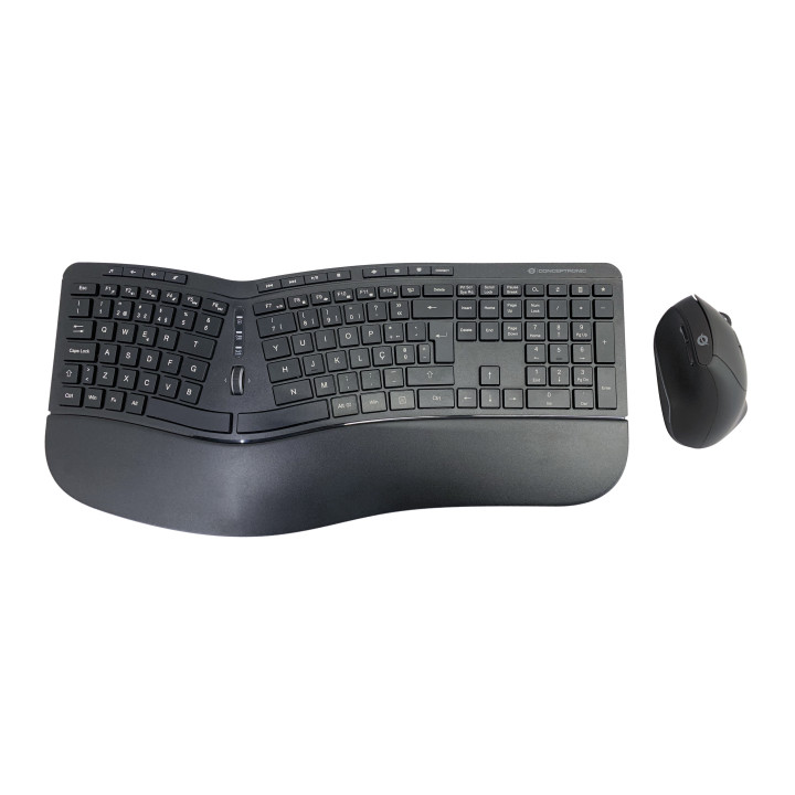 Conceptronic ORAZIO02PT teclado Rato incluído RF Wireless QWERTY Português Preto