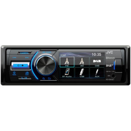 JVC KD-X561DBT recetor multimédia para automóvel Preto, Azul 180 W Bluetooth
