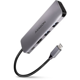 Multiport-USB-C Hub AXAGON HMC-5 2xUSB A 1x MicroSD/SD 1xHDMI 2xUSB-C