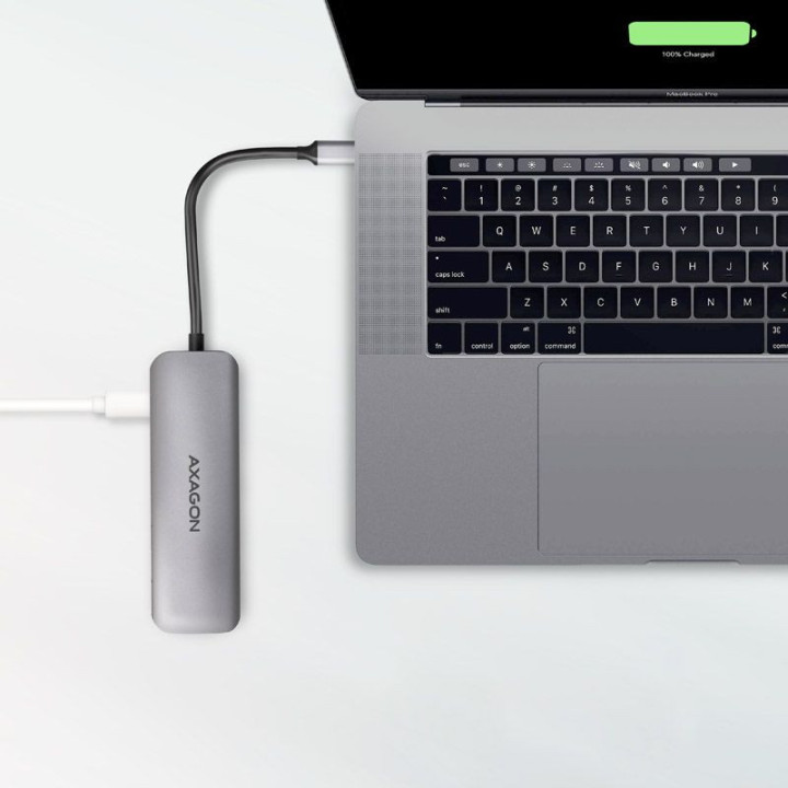 Multiport-USB-C Hub AXAGON HMC-5 2xUSB A 1x MicroSD/SD 1xHDMI 2xUSB-C
