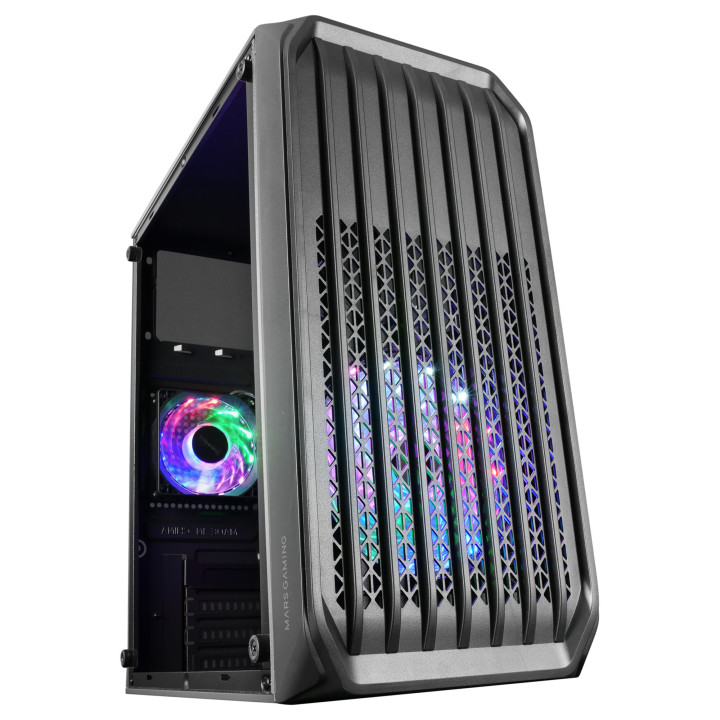 Mars Gaming MCS2 caixa para computador Mini Tower Preto