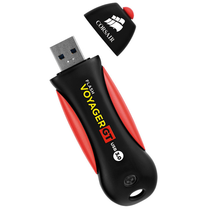 Corsair Voyager GT unidade de memória USB 512 GB USB Type-A 3.2 Gen 1 (3.1 Gen 1) Preto, Vermelho