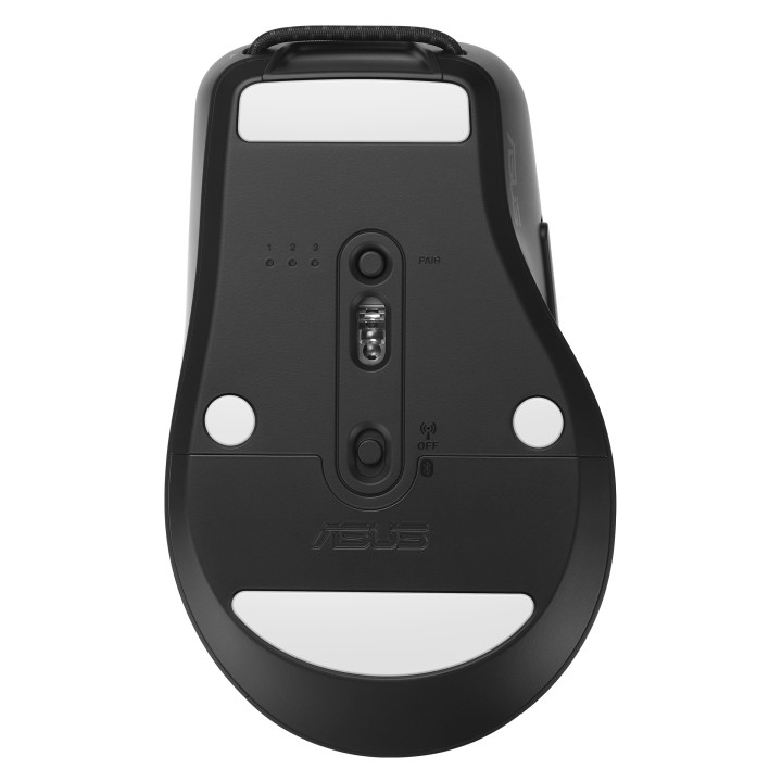 ASUS MD200 MOUSE BK rato Ambidestro RF Wireless + Bluetooth Ótico 4200 DPI