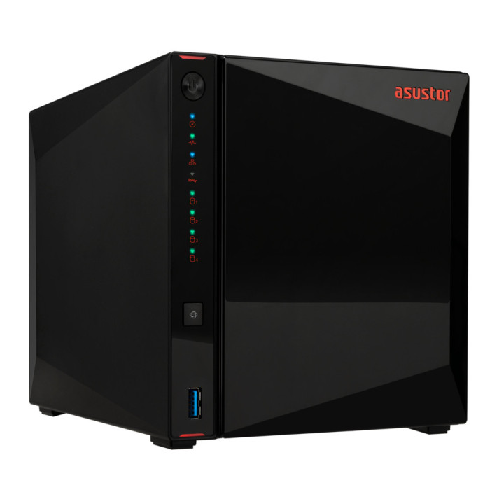 Asustor AS5404T servidor NAS e de armazenamento Ethernet LAN Preto N5105