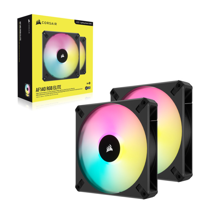 Corsair CO-9050156-WW Sistema de Arrefecimento de Computador Caixa de computador Ventoinha Preto 2 unidade(s)