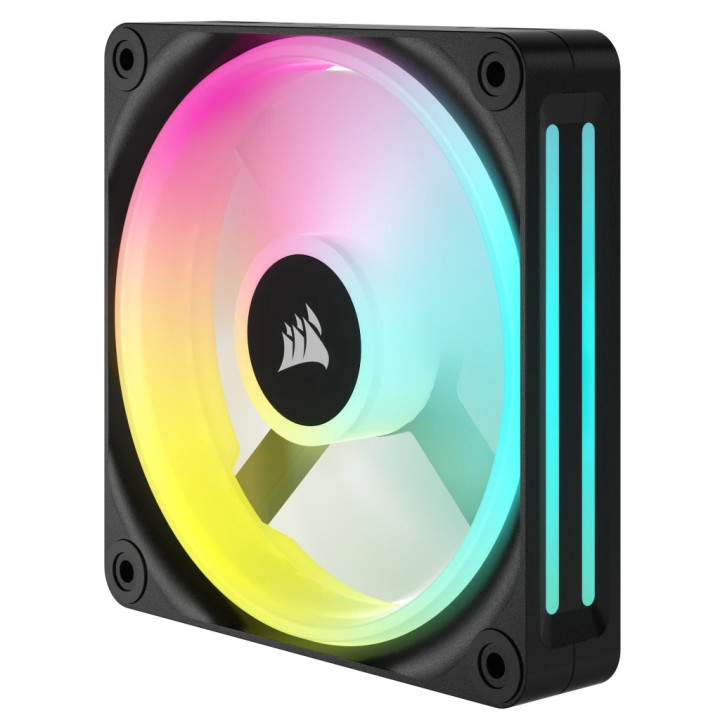 Corsair CO-9051001-WW Sistema de Arrefecimento de Computador Caixa de computador Ventoinha 12 cm Preto, Branco 1 unidade(s)