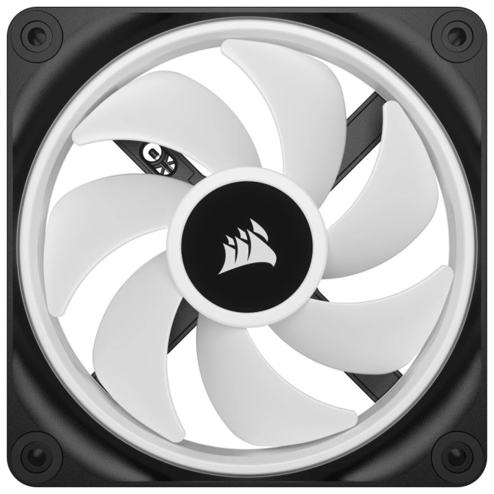 Corsair Air CO-9051002-WW Sistema de Arrefecimento de Computador Caixa de computador Ventoinha 12 cm Preto, Branco 3 unidade(s)