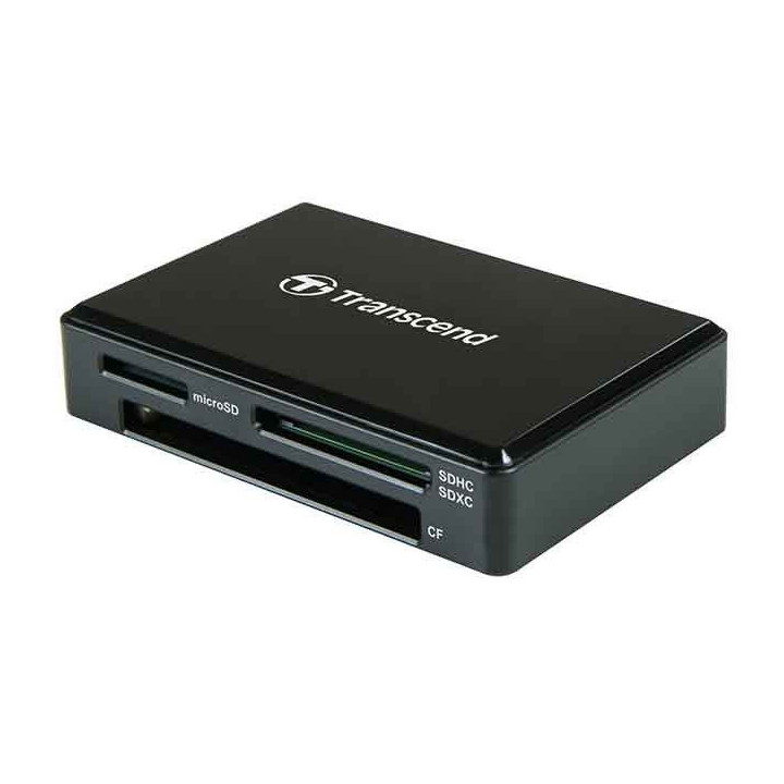 Leitor de cartões Transcend RDF8 Micro-USB Preto
