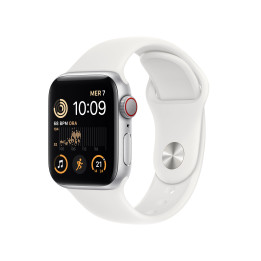 Apple Watch SE OLED 40 mm Digital 324 x 394 pixels Ecrã táctil 4G Prateado Wi-Fi GPS
