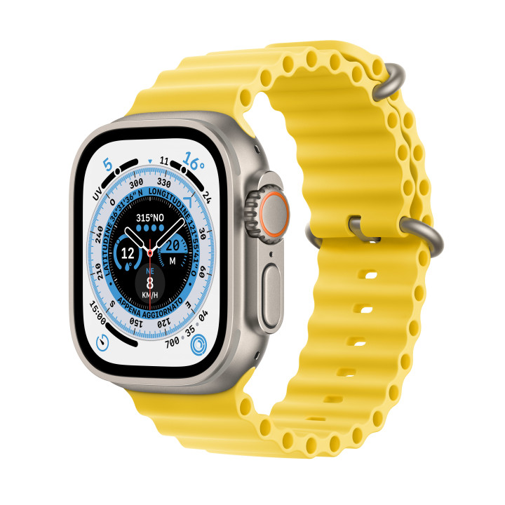 Apple Watch Ultra OLED 49 mm Digital 410 x 502 pixels Ecrã táctil 4G Metálico Wi-Fi GPS