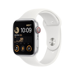 Apple Watch SE OLED 44 mm Digital 368 x 448 pixels Ecrã táctil 4G Prateado Wi-Fi GPS