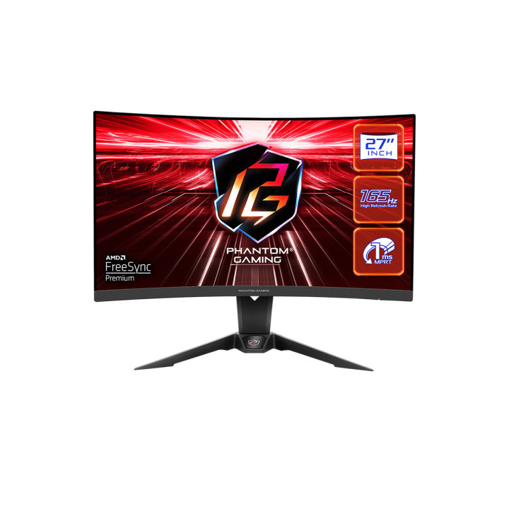 Asrock PG27Q15R2A monitor de ecrã 68,6 cm (27") 2560 x 1440 pixels Wide Quad HD Preto