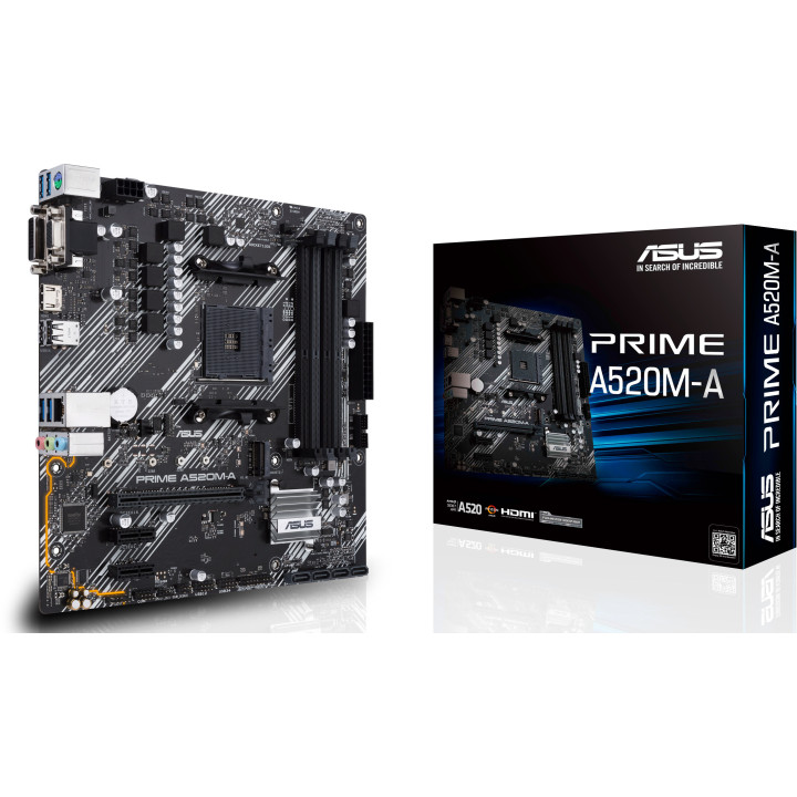Motherboard ASUS PRIME A520M-A II/CSM AMD A520 Socket AM4 micro ATX